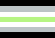An angender pride flag