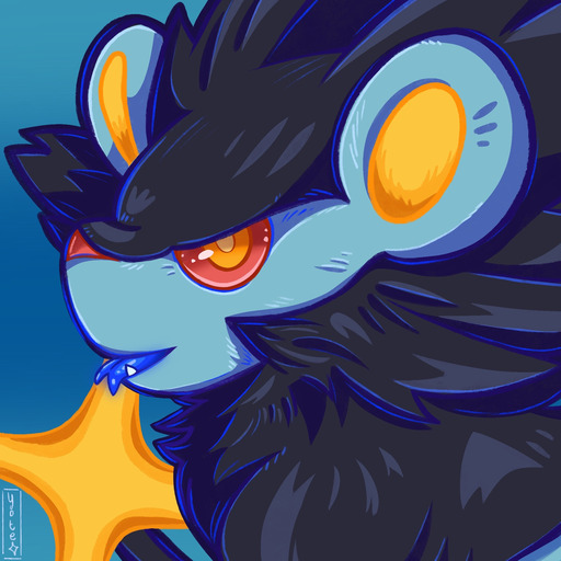 An icon of a Luxray